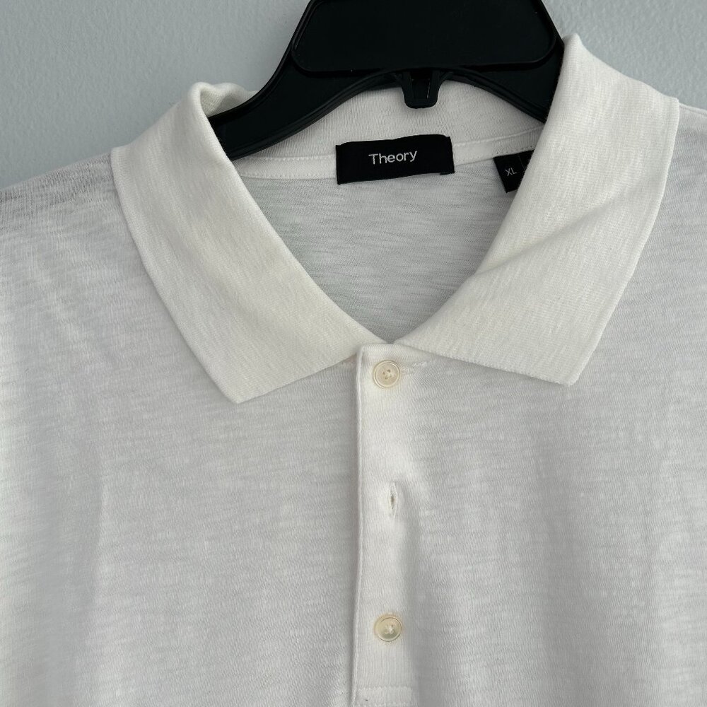 THEORY Bron Cotton Regular Fit Polo Shirt